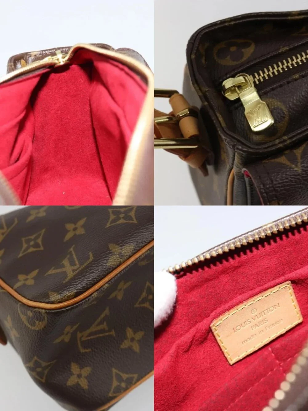 LOUIS VUITTON Monogram Viva Cite MM Shoulder Bag M51164 LV Auth 187006SAM